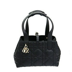 Dior Toujours Tote Bag Black Leather
